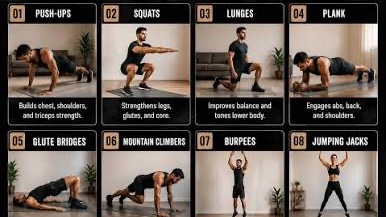 Monsoon Home Workouts: 30-Day Strength & Cardio Plan for Indian Fitness